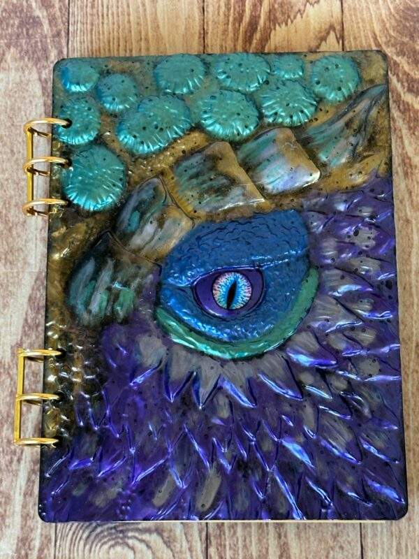 Resin Dragon Eye Notebook