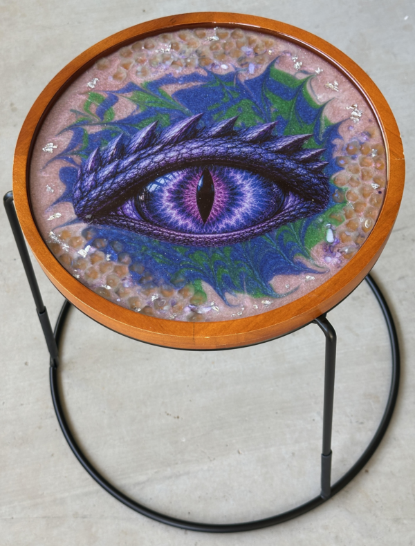 Resin Dragon Eye Table