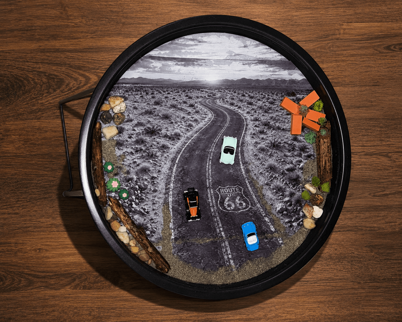 Resin Route 66 Table